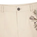 Garden of Eden Shorts - Beige Zip