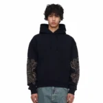 Thangka Hoodie - Navy Black Frant