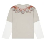 Thangka Layered Longsleeve Melange Grey