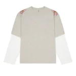 Thangka Layered Longsleeve Melange - Grey