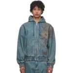 Thangka Workwear Jacket - Blue Men