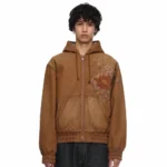 Thangka Workwear Jacket - Camel Frant