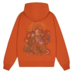 Thangka ZIP Up Hoodie Orange