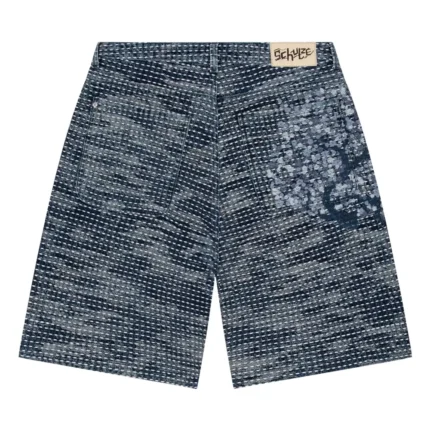 Blossom Boro Jorts Back