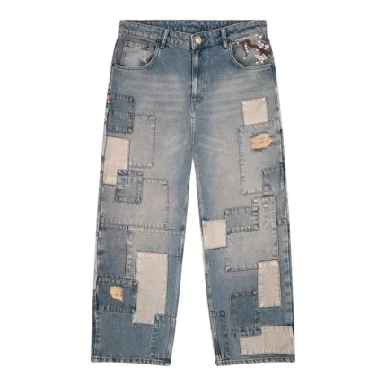Blossom V2 Patchwork Denim - Light Blue