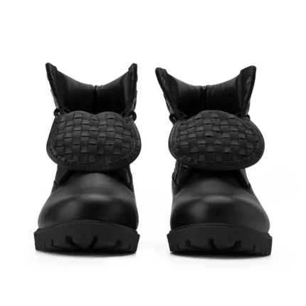 Garden of Eden Woven Boots Black