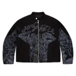 Hellboy Denim Biker Jacket Black