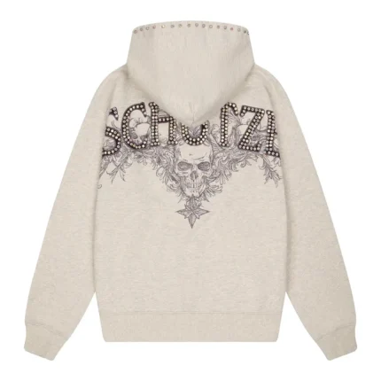 Hellboy ZIP Up Hoodie Melange - Grey