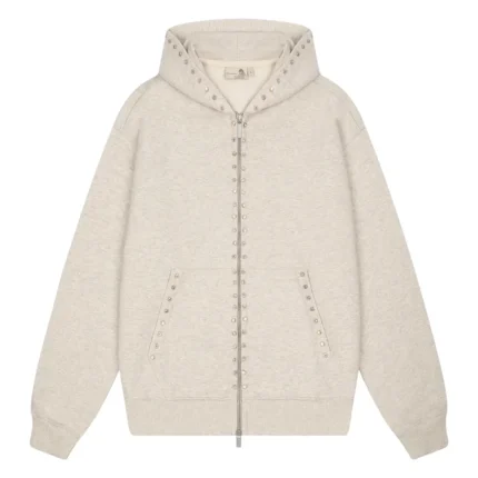 Hellboy ZIP Up Hoodie Melange Grey