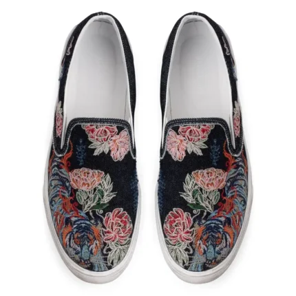 Thangka Denim SlipOns