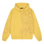 Thangka Hoodie ZIP Up Yellow