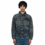 Thangka Jacket Indigo - Denim Front