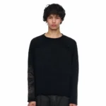 Thangka Sweatshirt Knit - Black Front