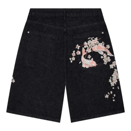 Yakuza Denim Indigo RAW Jorts - Black