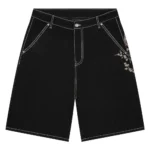 Yakuza Dragon Jorts Black