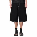 Yakuza Dragon Jorts - Black Front
