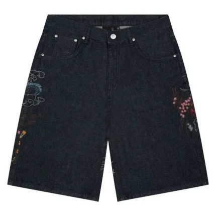 Yakuza Indigo RAW Jorts - Black