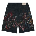 Yakuza Indigo RAW Jorts Black