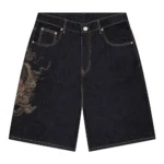 Yakuza Indigo RAW Jorts Black