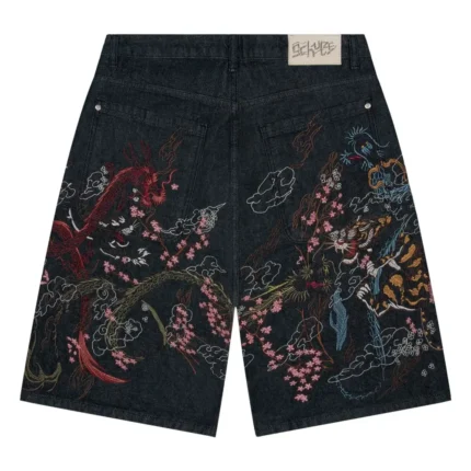 Yakuza Indigo RAW Jorts Black
