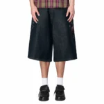 Yakuza Indigo RAW Jorts - Black Front