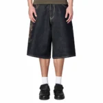 Yakuza Indigo RAW Jorts Front