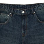 Yakuza Indigo Washed Denim - Blue Zip