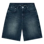 Yakuza Indigo Washed Jorts - Blue