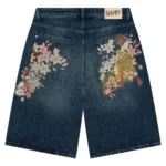 Yakuza Indigo Washed Jorts Blue