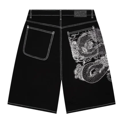 Yakuza Jorts Black