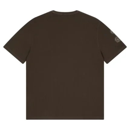 Yakuza Ribbed T Shirt Anthracite - Brown