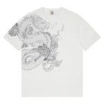 Yakuza Ribbed T Shirt Off White