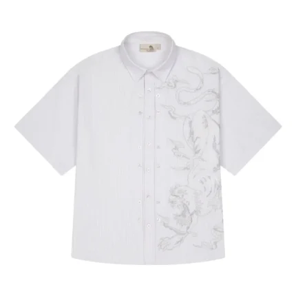 Yakuza Shirt Striped White