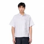 Yakuza Shirt Striped - White Front