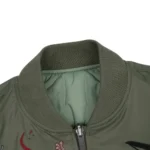 Yakuza V2 Bomber Jacket - Dark Green Zip