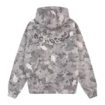 Origami Hoodie Printed Camo BW