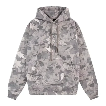 Origami Hoodie Printed - Camo BW