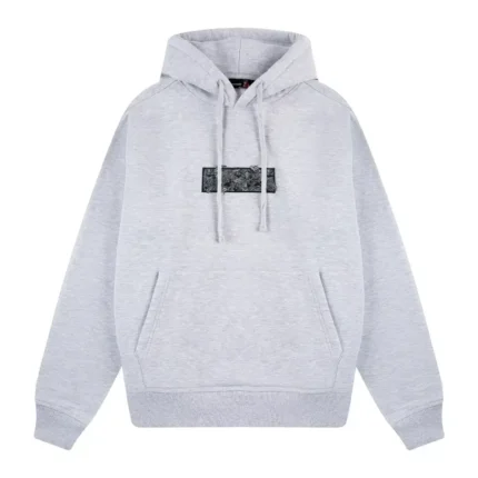 Origami Melange BW Hoodie - Grey