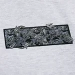 Origami Melange BW Hoodie - Grey Logo