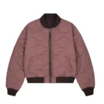 Yakuza V2 Bomber Jacket Deep Plum