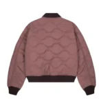 Yakuza V2 Bomber Jacket Deep Plum Back