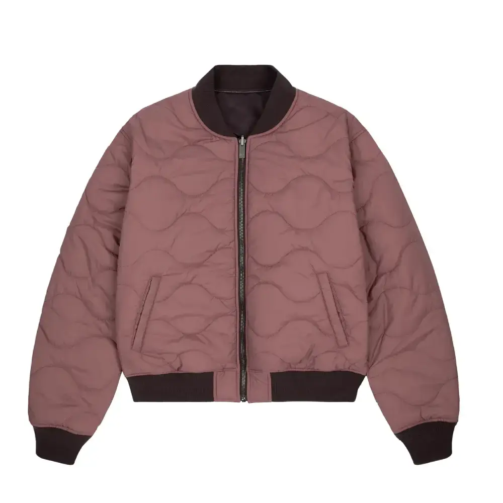 Yakuza V2 Bomber Jacket Deep Plum Yakuza V2 Bomber Jacket Deep Plum