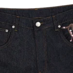 Blossom V2 Raw Denim - Black Zip