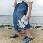 Break Indigo Washed Jorts Short Men