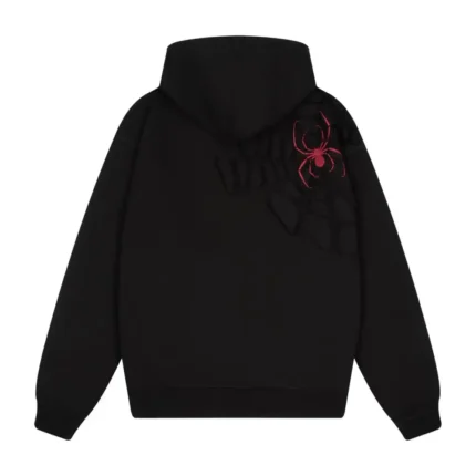 Spiderweb V2 Hoodie - Black