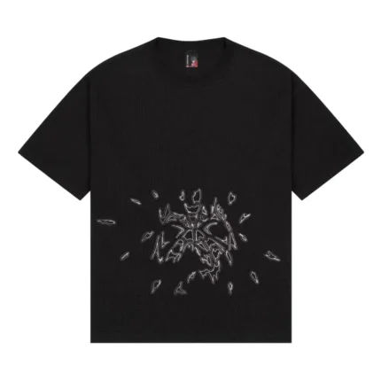 Spiderweb V2 Waffle T Shirt - Black